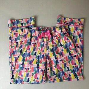 American Girl Little Girl’s Christmas Holiday Trees Pajama Bottoms XS 5/6